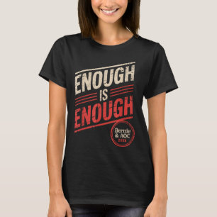Camiseta Bernie Sanders E Aoc 2028 Para A Campanha Presiden