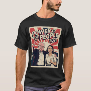 Camiseta Bernie Sanders E Aoc Campanha Presidencial 2028
