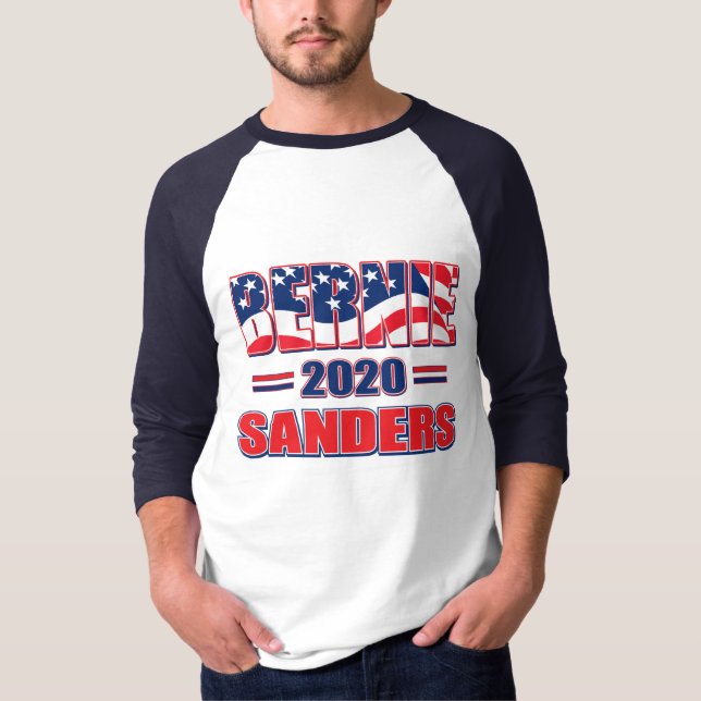 Camiseta Bernie Sanders para presidente em 2020 (Frente)