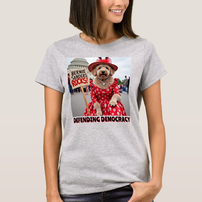 Camiseta Bernie Sanders Rocks (Frente)