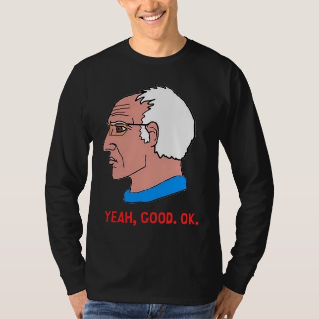 Camiseta Bernie Sanders Sim Bom. OK (Frente)