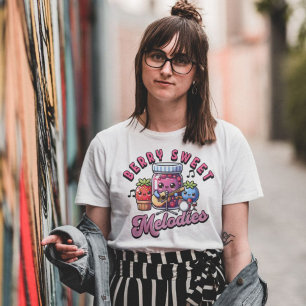 Camiseta Berries Cons Jamming Melodias Doces