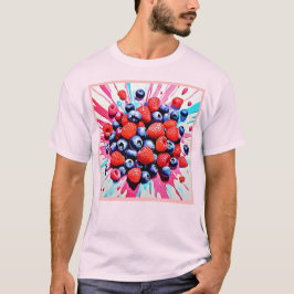 Camiseta Berry Blast: Fruta Diversão