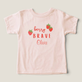 Camiseta berry brave childhood cancer sick kids custom name