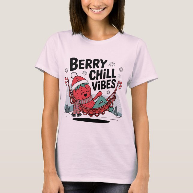 Camiseta Berry Chill Vibes (Frente)