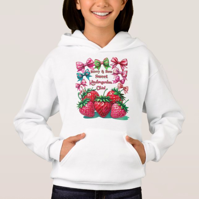 Camiseta Berry e Laço Doce Jardim de Infância Chic (Frente)