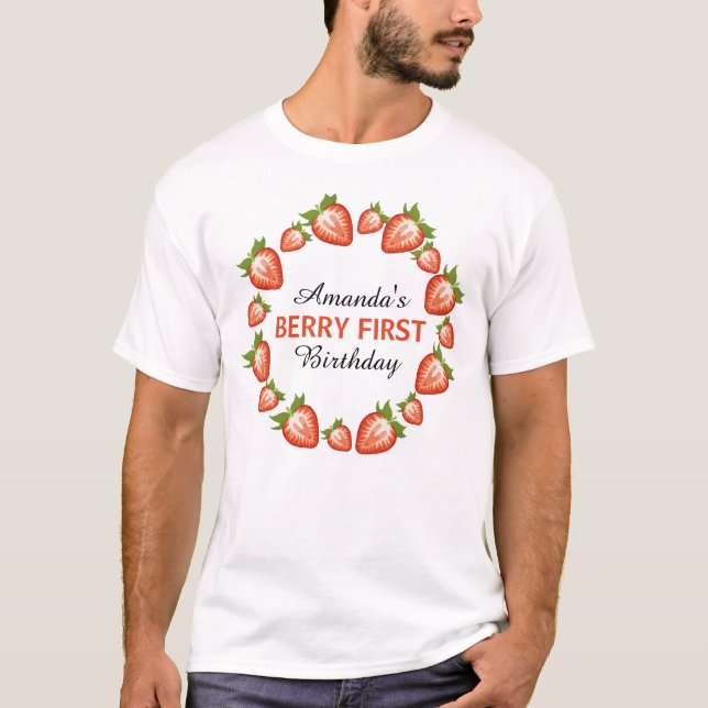 Camiseta Berry Girl red Strawberry (Frente)