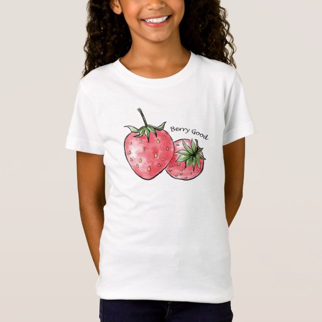 Camiseta Berry Good Fun - Strawberry Delight (Frente)