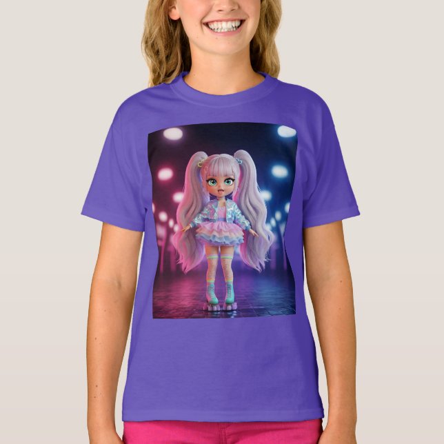 Camiseta Berry Sorvete Kawaii Doll (Frente)