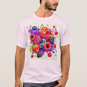 Camiseta Berry Splash Mix Art