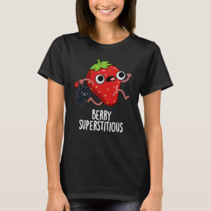 Camiseta Berry Superstitious Funny Fruta Pun Dark BG
