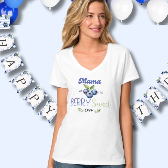 Camiseta Berry Sweet one Mama Shirt (Berry Sweet one Mama Shirt)