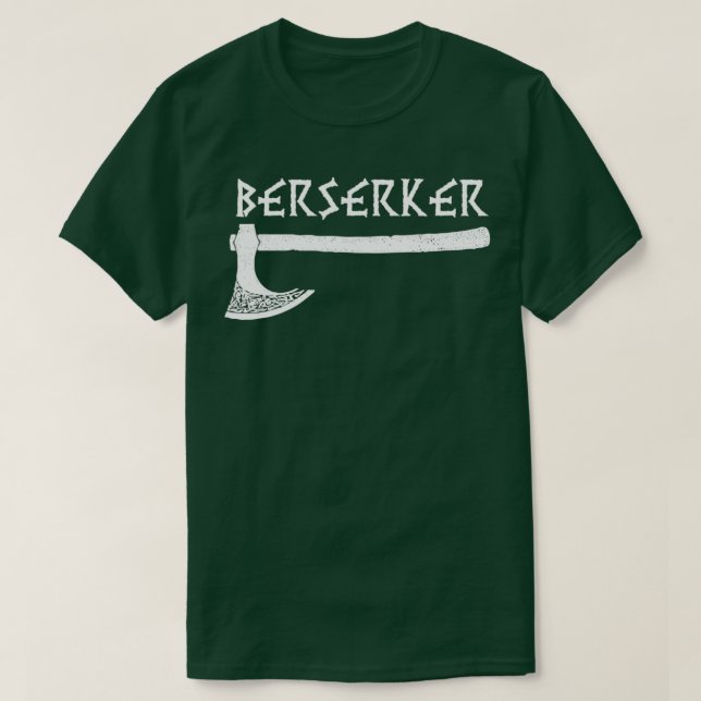 Camiseta Berserker Ax Viking Warrior Classic TSirt (Frente do Design)