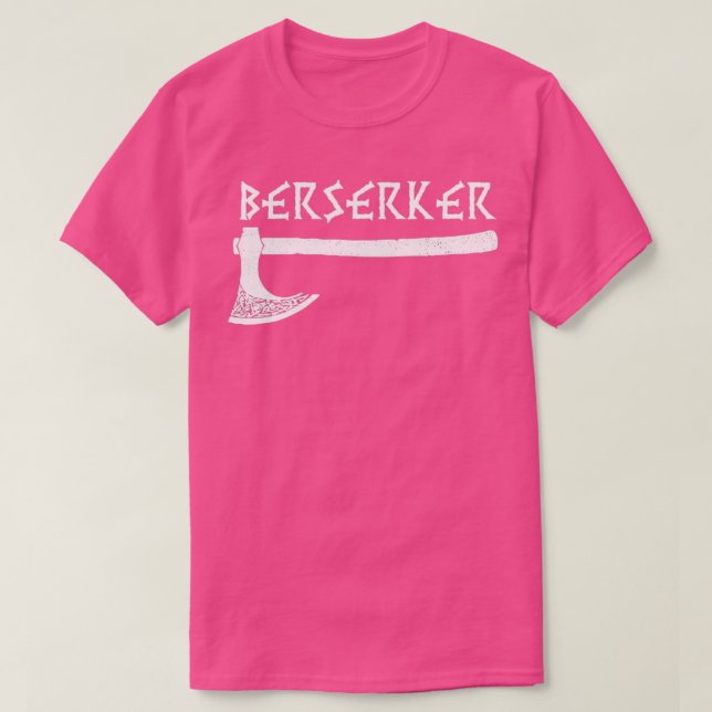 Camiseta Berserker ax vivendo guerreiro (Frente do Design)