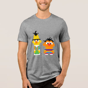 Camiseta Bert e Ernie Pixel Art