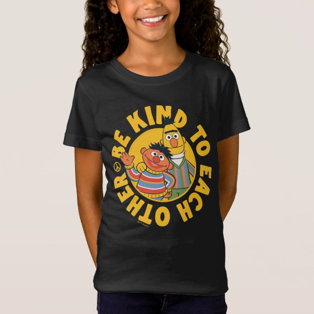 Camiseta Bert e Ernie | Seja Gentil com os Outros (Frente)