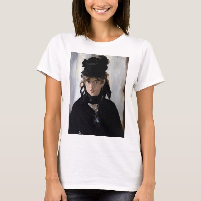 Camiseta Berthe Morisot com Buquê de Violetas, Manet (Frente)