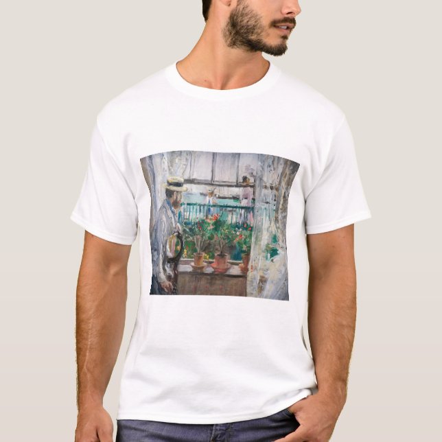 Camiseta Berthe Morisot - Eugene Manet na Ilha de Wight (Frente)
