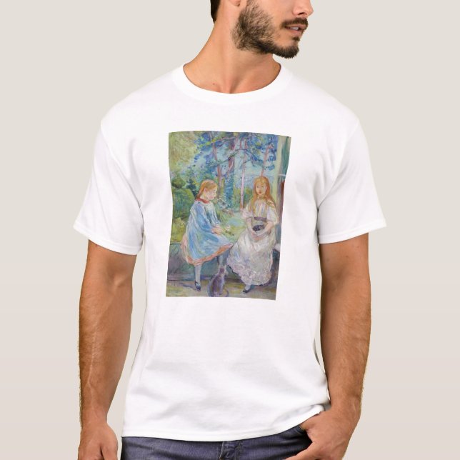 Camiseta Berthe Morisot - Jovens Garotas na Janela (Frente)