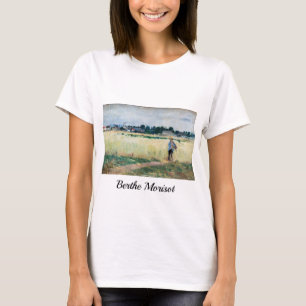 Camiseta Berthe Morisot - No campo de rodas em Gennevillie