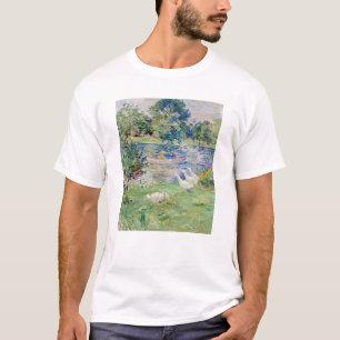 Camiseta Berthe Morisot - Rapariga num Barco com Gansos