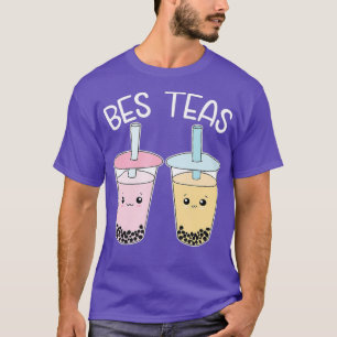 Camiseta Bes Teas Besties Bubble Tea Cute Boba Best