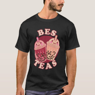 Camiseta Bes Teas Boba Tea Friendship Bestie Bubble Tea Bes