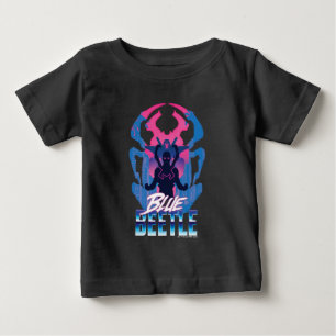 Camiseta Besouro Azul Retrowave Versus Gráfico