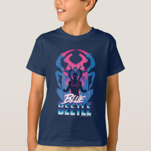 Camiseta Besouro Azul Retrowave Versus Gráfico