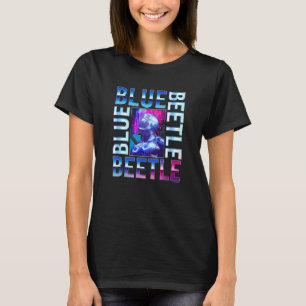Camiseta Besouro Azul Vista lateral criteriosa Nova Cidade
