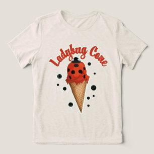 Camiseta Besouro Retro Vintage Arte Caprichosa de Sorvete