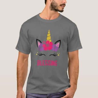 Camiseta BESSENCIANDO Face Personalizada do Unicórnio