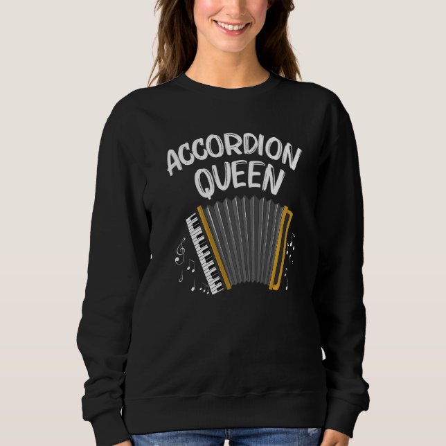 Camiseta Best Accordion Designs For Women Mom Instrument Mu (Frente)