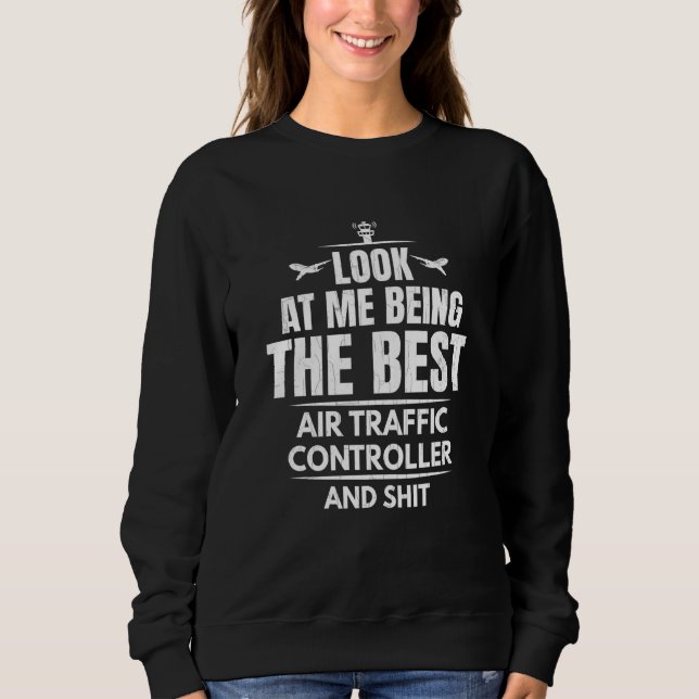 Camiseta Best Air Traffic Controller Aviation Airplane Grap (Frente)