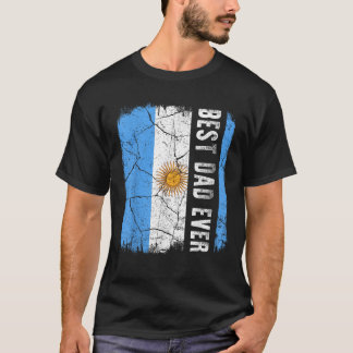 Camiseta Best Argentinian Dad Ever Argentina Daddy Father s