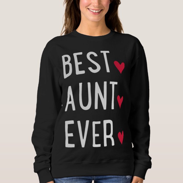 Camiseta Best Aunt ever   (Frente)