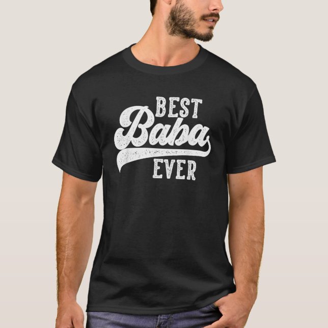 Camiseta Best Baba Alguma Vez Dons De Avós Baba Nascimento (Frente)