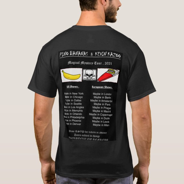 Camiseta Best Banda World Tour 2021 (Verso)