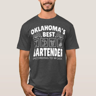 Camiseta Best Bartender Oklahoma