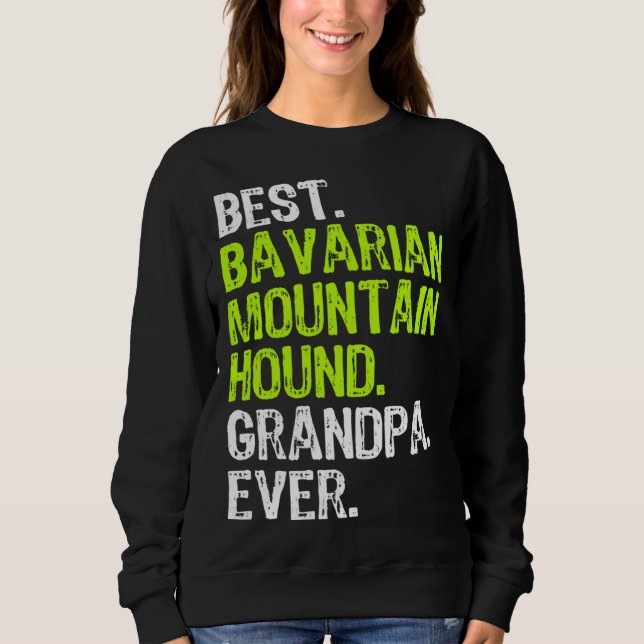 Camiseta Best Bavarian Mountain Hound Grandpa Ever Dog (Frente)