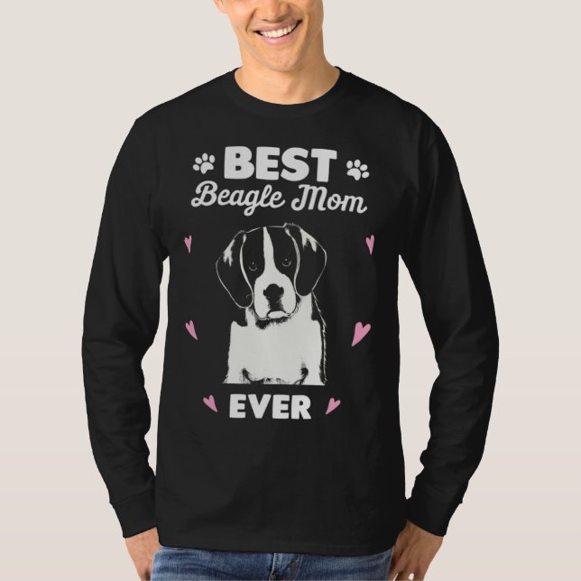 Camiseta Best Beagle Mom Beagle Dog Love (Frente)