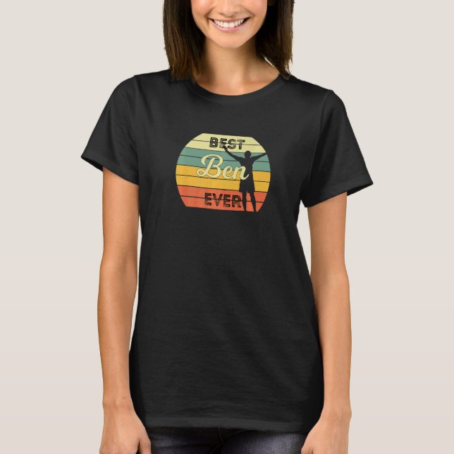 Camiseta Best Ben Ever Retro Aniversário 70 (Frente)
