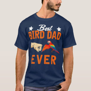 Camiseta Best Bird Dad Ever Parrot Dad For Men Funny Fathe