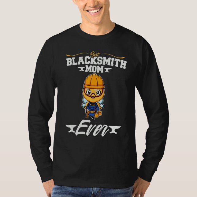 Camiseta Best Blacksmith Mom Ever Metal Work Forge Hammer_1 (Frente)