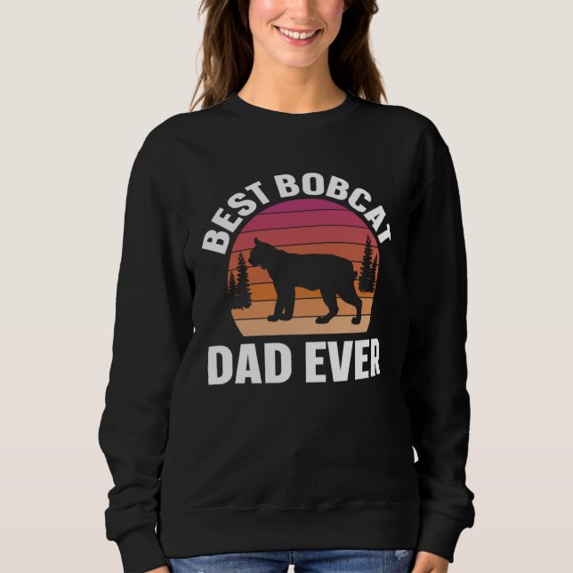 Camiseta Best Bobcat Dad Retro Animal (Frente)