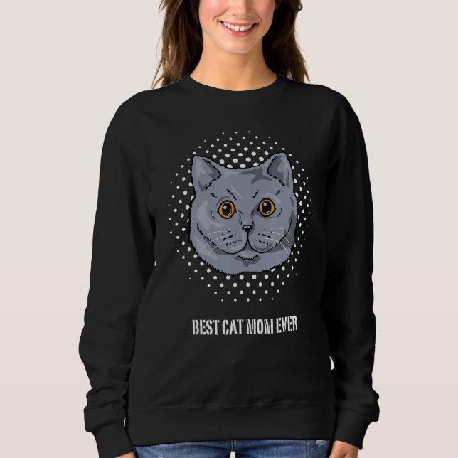 Camiseta Best British Short Hair Cat Mom For Cat Mom Ever C (Frente)