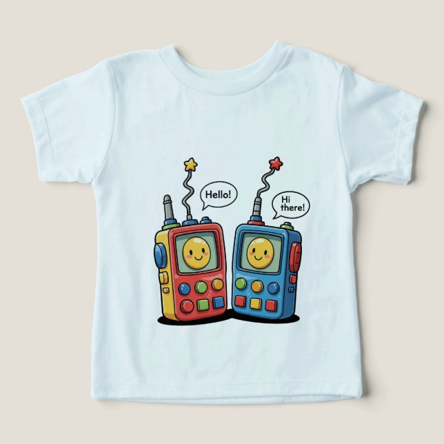 Camiseta Best Buds Walkie Talkie Set (Design frontal)