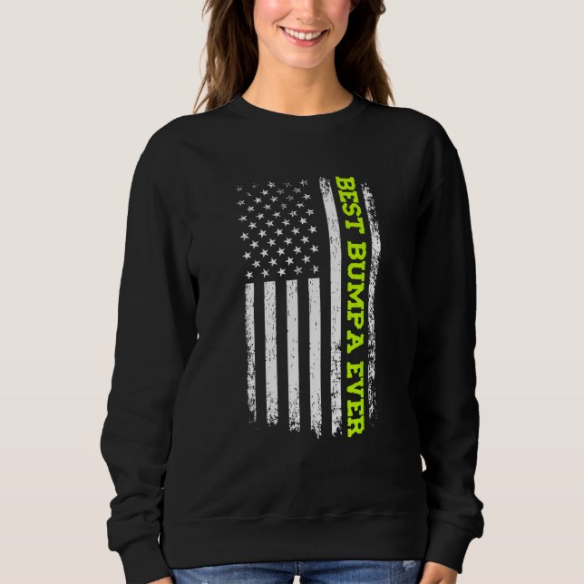 Camiseta Best Bumpa Ever 4th Of July American Flag USA Patr (Frente)