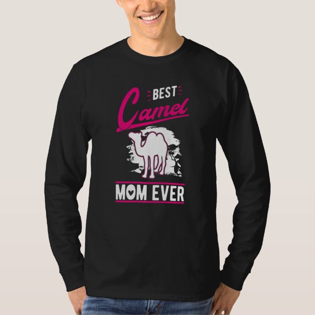 Camiseta Best Camel Mom Ever  (Frente)