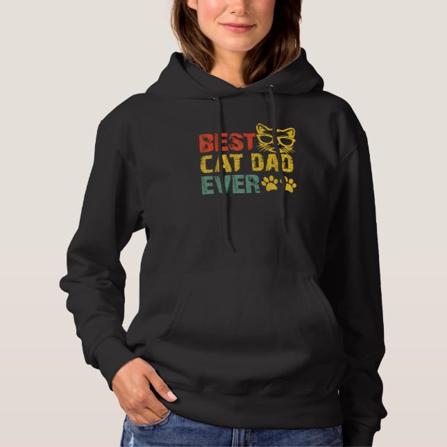 Camiseta Best Cat Dad Ever  Cat Daddy Fathers Day 2023 1 (Frente)